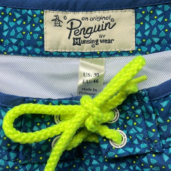 2 Pair of Original Penguin by Munsing Wear Swim Trunks Size 30 - Picture 10 of 13